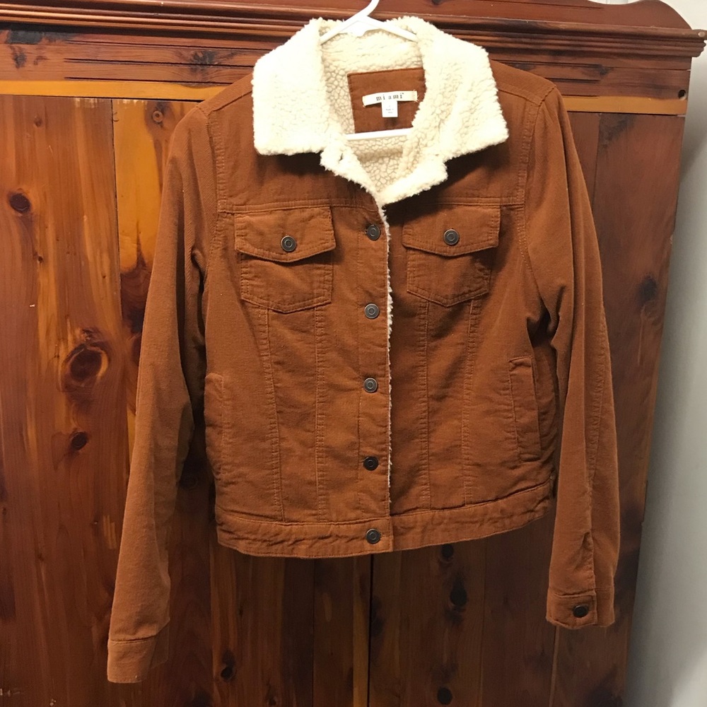 Francesca brown corduroy jacket